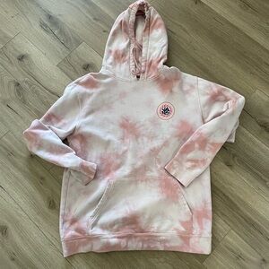 Vans off the wall tie dye hoodie fleece skateboarding streetwear men’s L soft